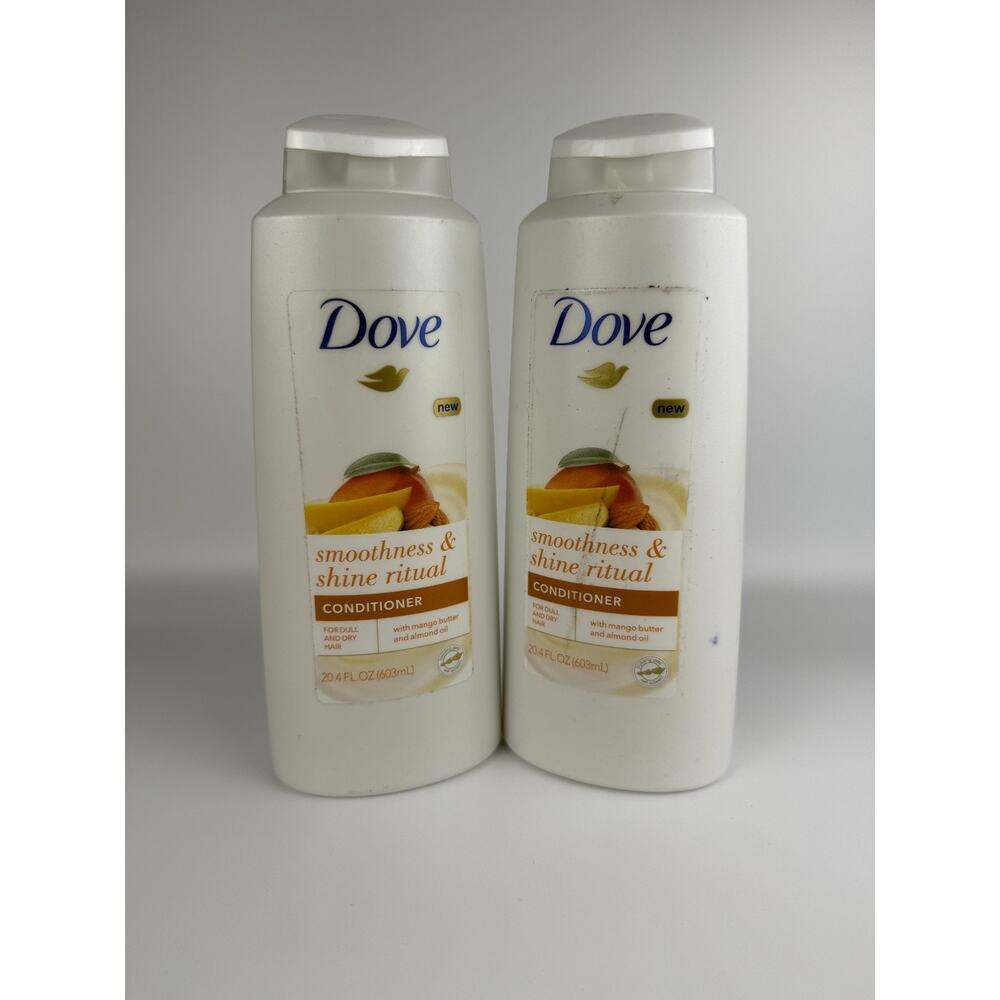 Dove Smoothness Shine Ritual Conditioner Mango Butter Almond Oil 20.4oz 2 Pack